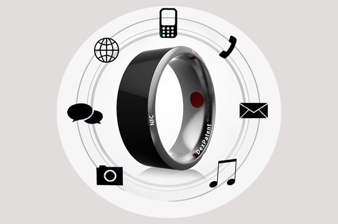 Buy Smart Ring, R4 Intelligent Rings for Women Men Waterproof Dustproof  Fall-Proof Smart Ring Suitable for Iphone Samsung Huawei for Ios Android  Online at desertcartKUWAIT